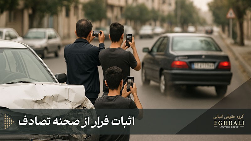 نقش شاهدان در اثبات فرار از صحنه تصادف با راننده متواری