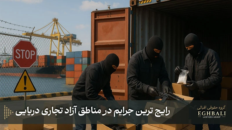 رایج ترین جرایم در مناطق ازاد تجاری دریایی