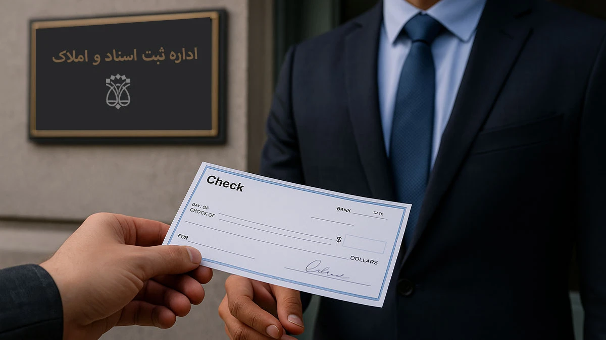 وصول چک از طریق اجرای ثبت
