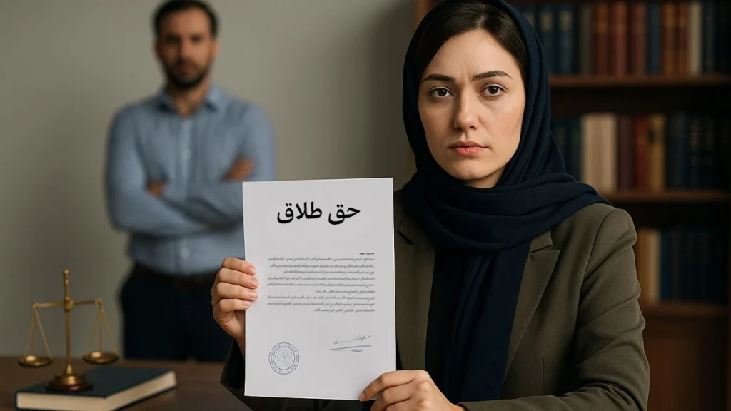 اگر زن حق طلاق داشته باشد مرد میتواند طلاق ندهد؟!