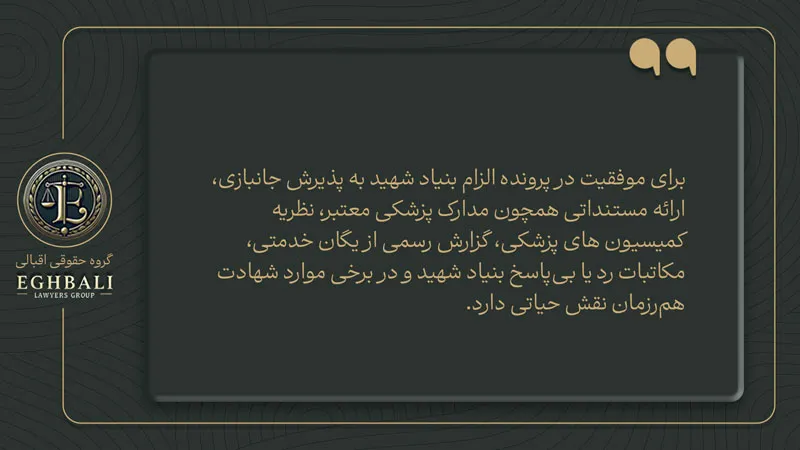 الزام بنیاد شهید به پذیرش جانبازی