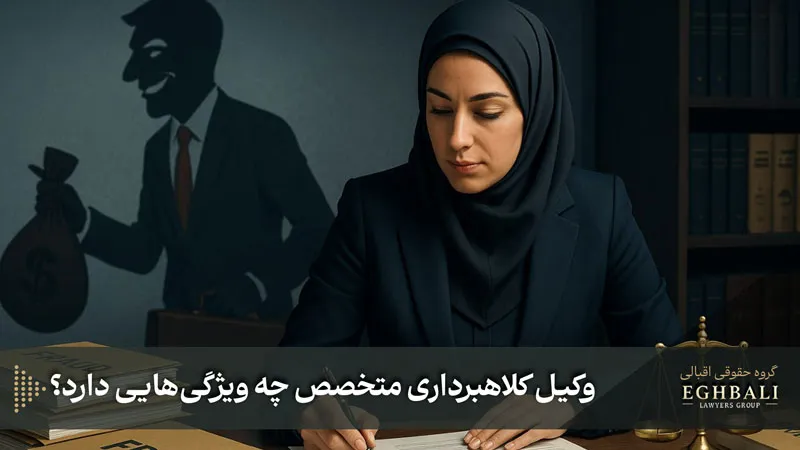 ویژگی های یک وکیل کلاهبرداری متخصص