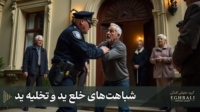 شباهت خلع ید و تخلیه ید