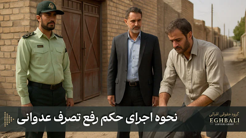 نحوه اجرای حکم تصرف عدوانی