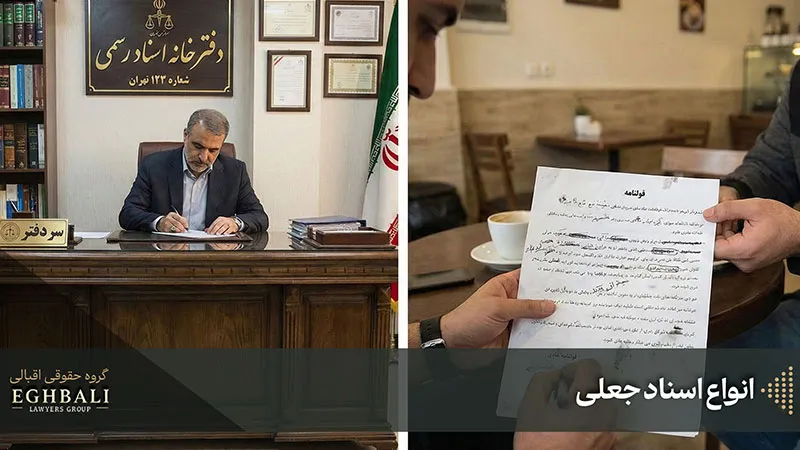 انواع جعل سند